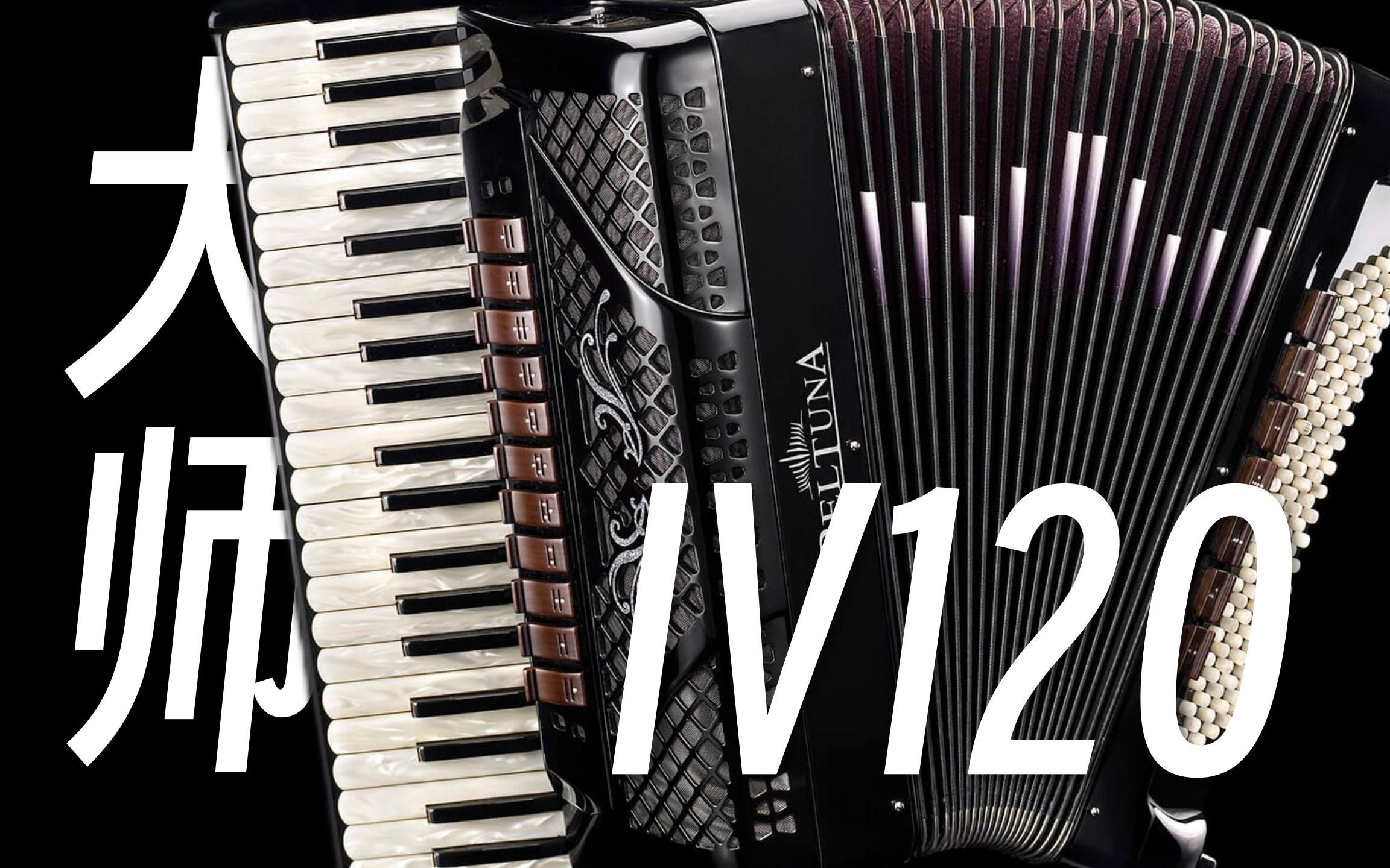 贝尔杜纳手风琴:大师系列键盘iv120