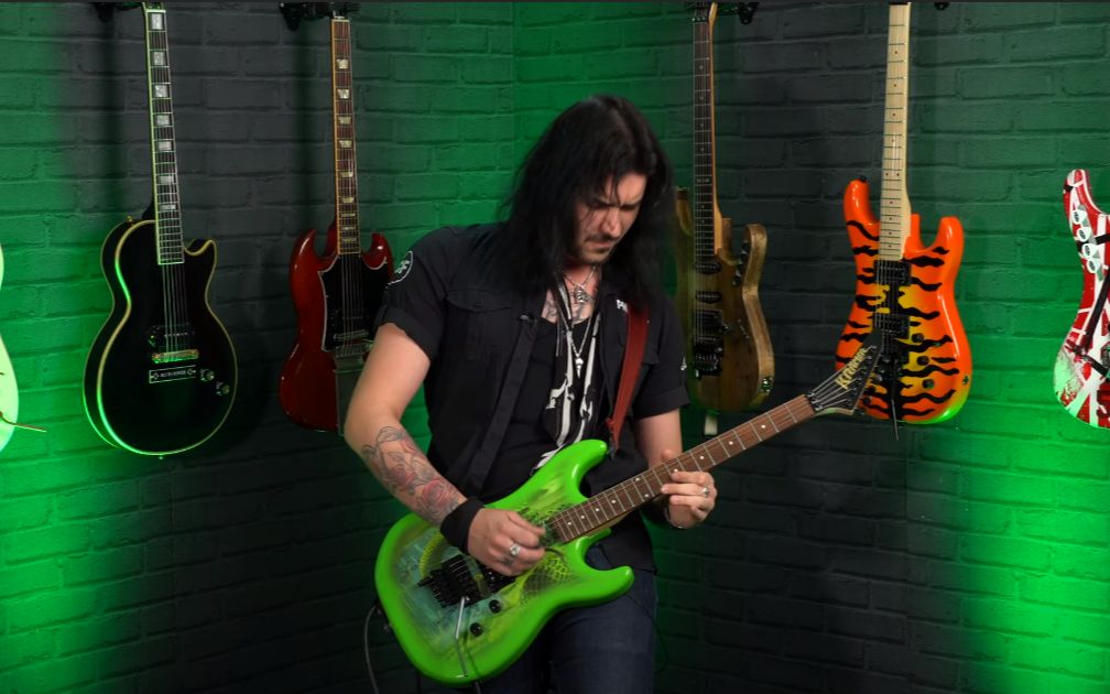 kramer snake sabo baretta - skid row guitarists iconic axe!