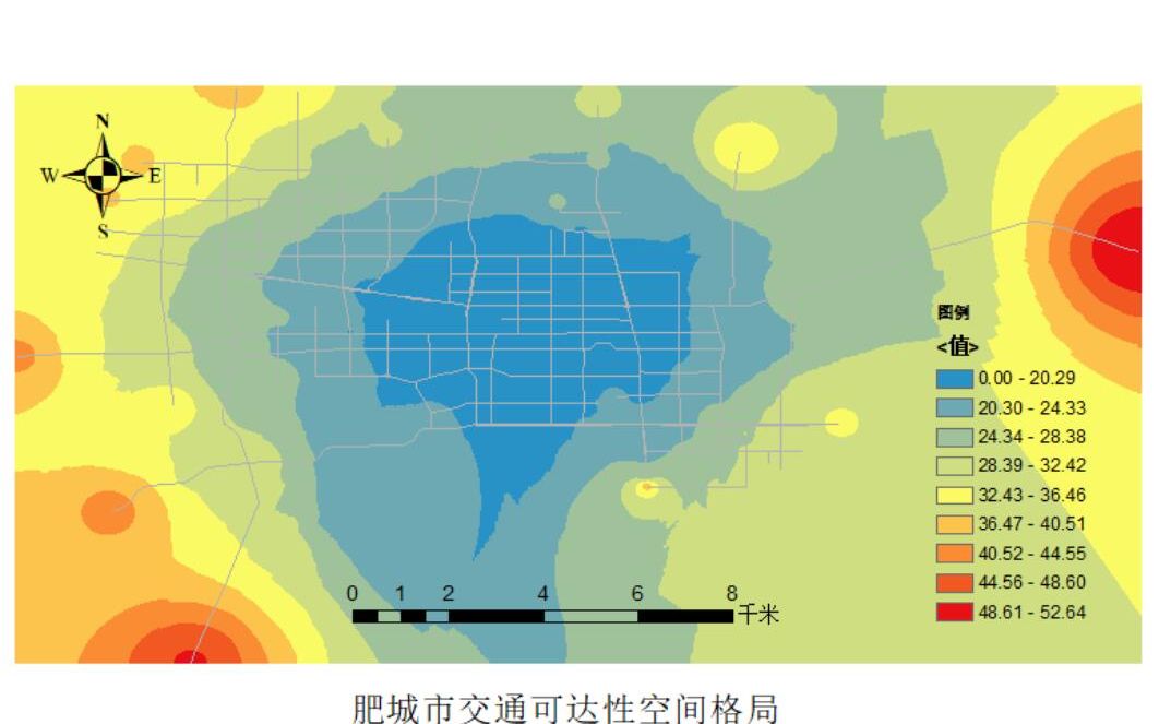 [图]011-基于arcGIS的路网可达性分析-以泰安市肥城市为例