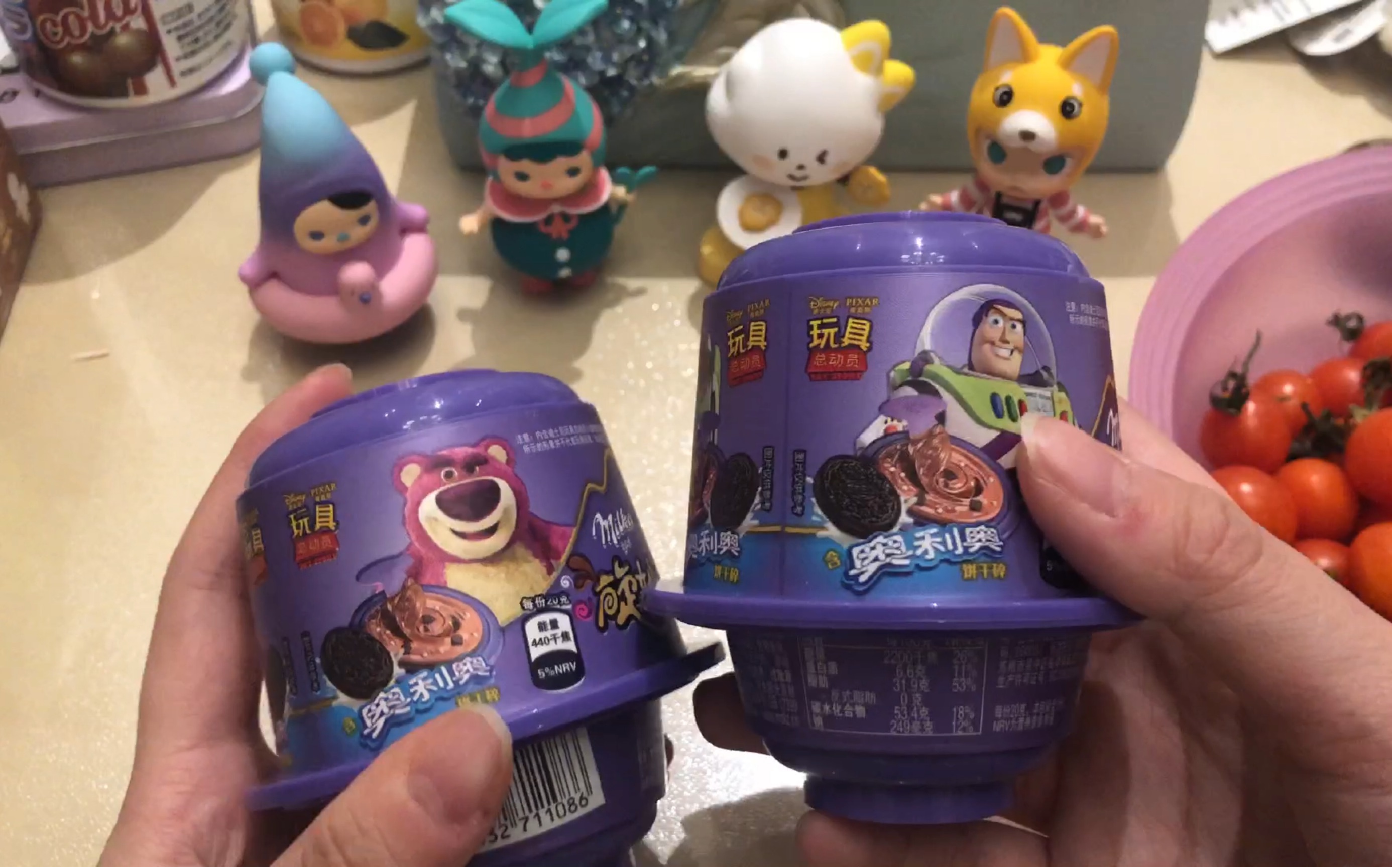 妙卡巧克力玩具杯开盒试吃试玩玩具总动员主题旋妙杯