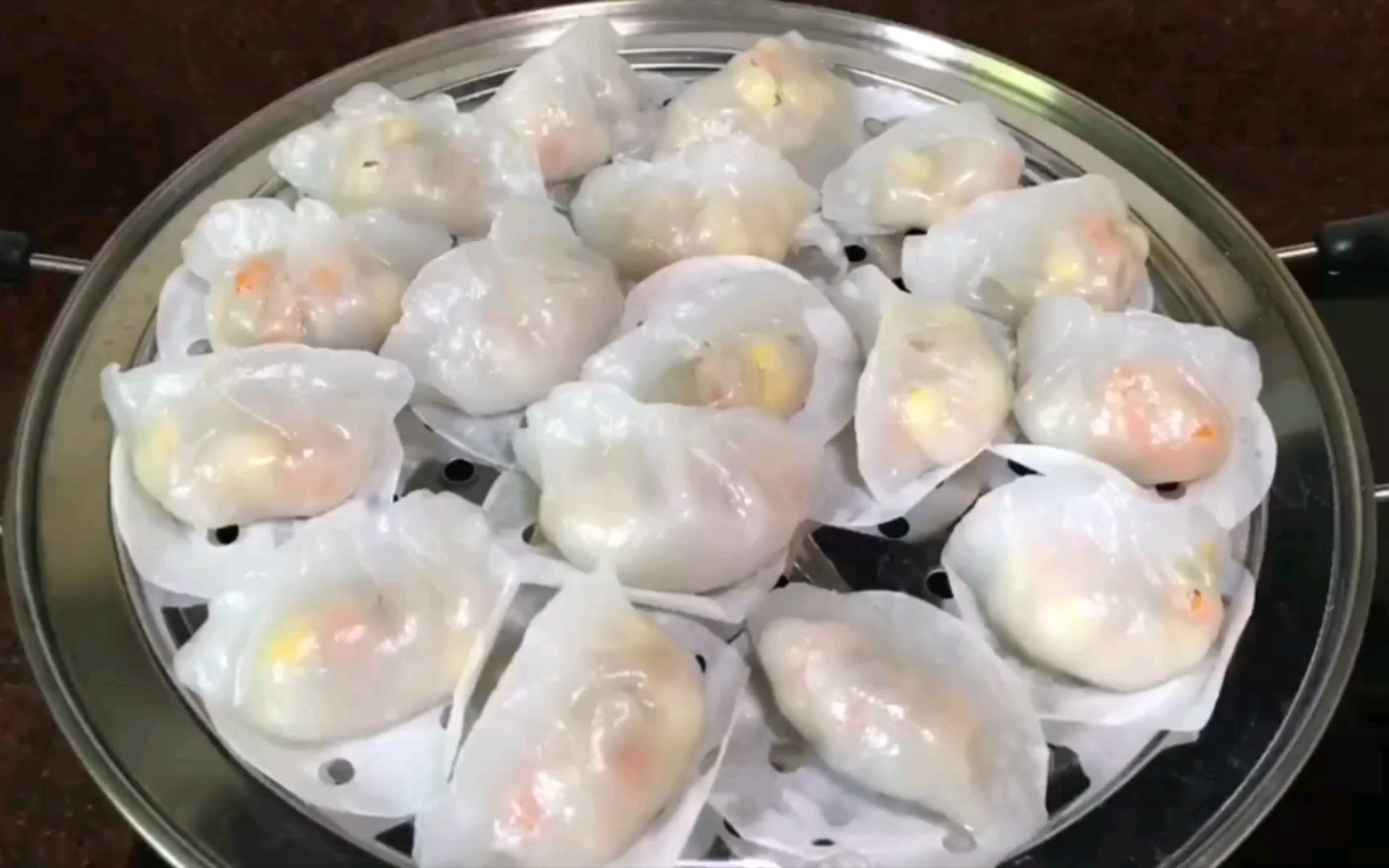 广式水晶蒸饺,皮q弹晶莹剔透,好看又好吃