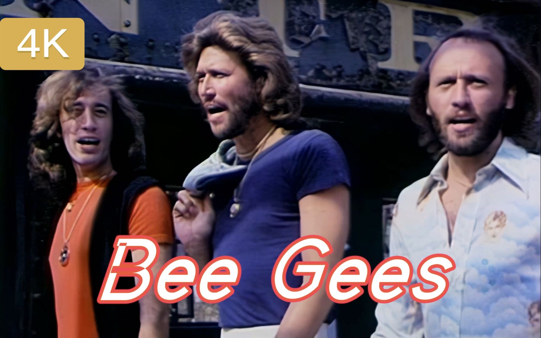 [图]【4K修复】Bee Gees(比吉斯) - 《Stayin' Alive》MV 1977（《头号玩家》电影插曲）