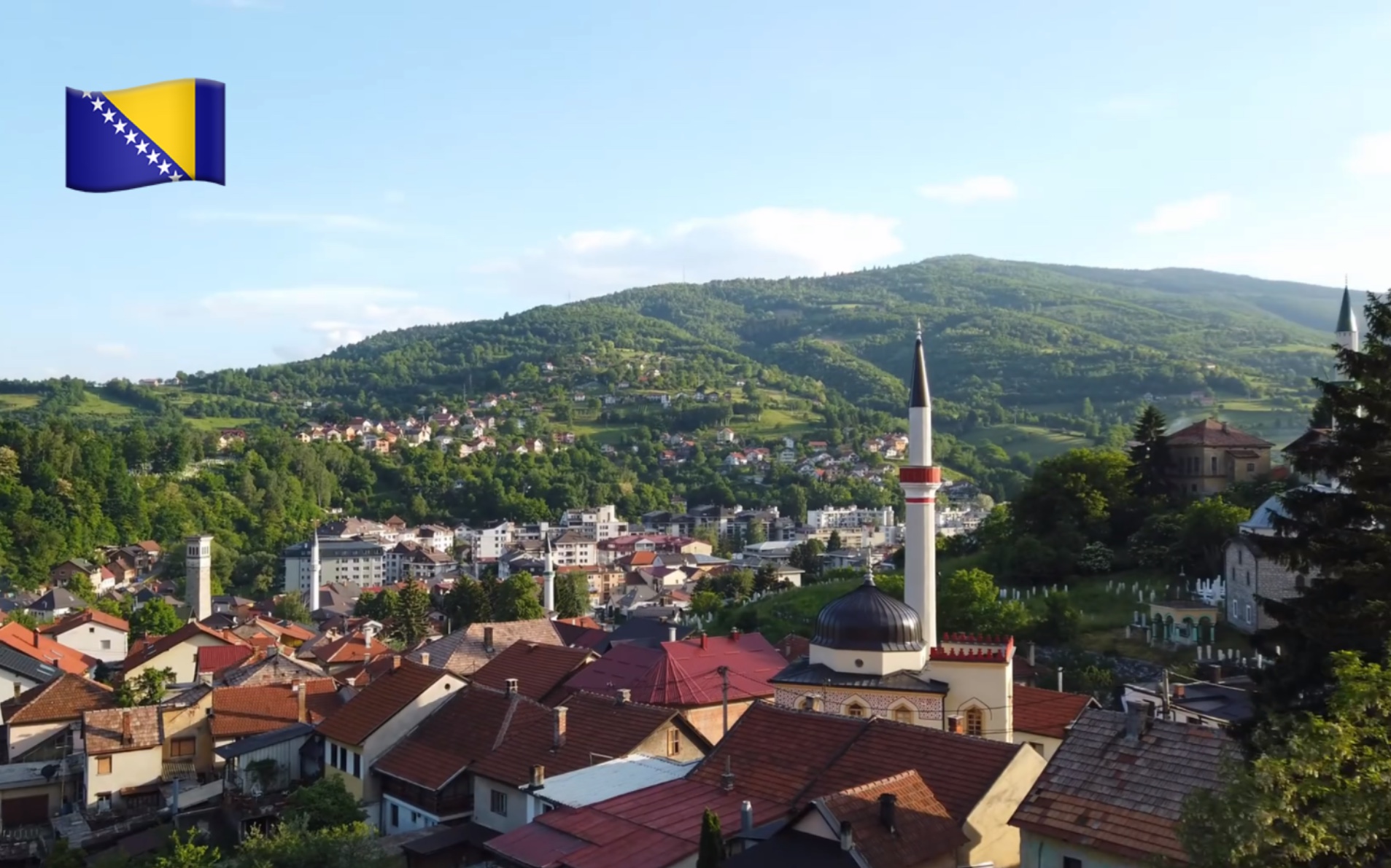 【超清】5月漫步游波黑中部城市特拉夫尼克(Travnik)|从城堡到老城 拍摄日期:2022.5哔哩哔哩bilibili