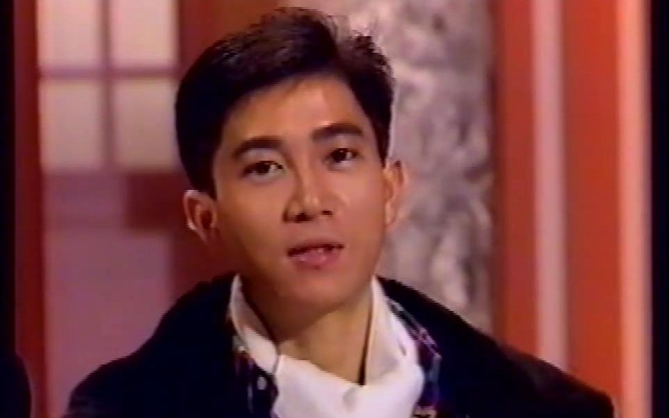 [图]1988欢乐今宵-访问陈百强，现场演绎「神仙也移民」