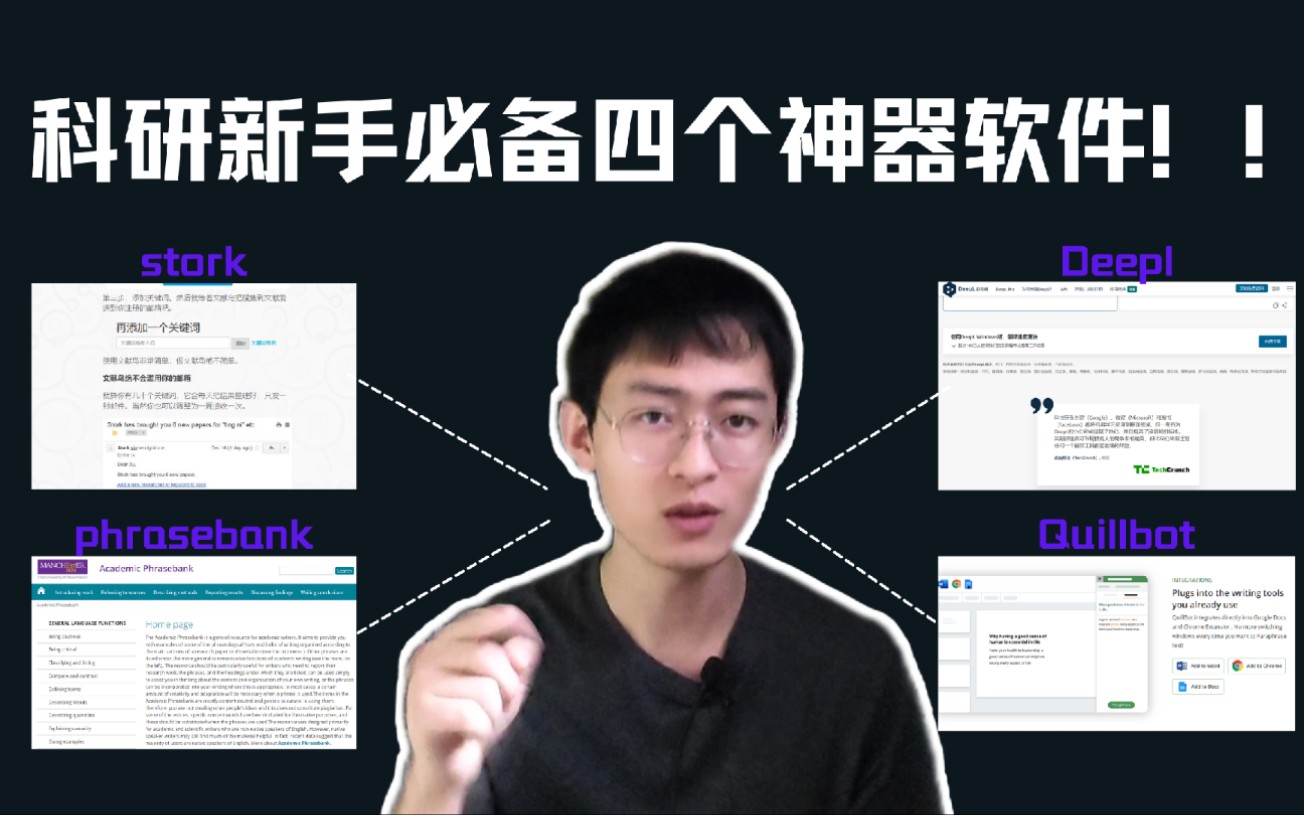 [图]科研小白必须要知道的4款科研神器，有了这四个软件，可以轻松搞定文献阅读、论文写作、文献检索等问题，真的很有用！