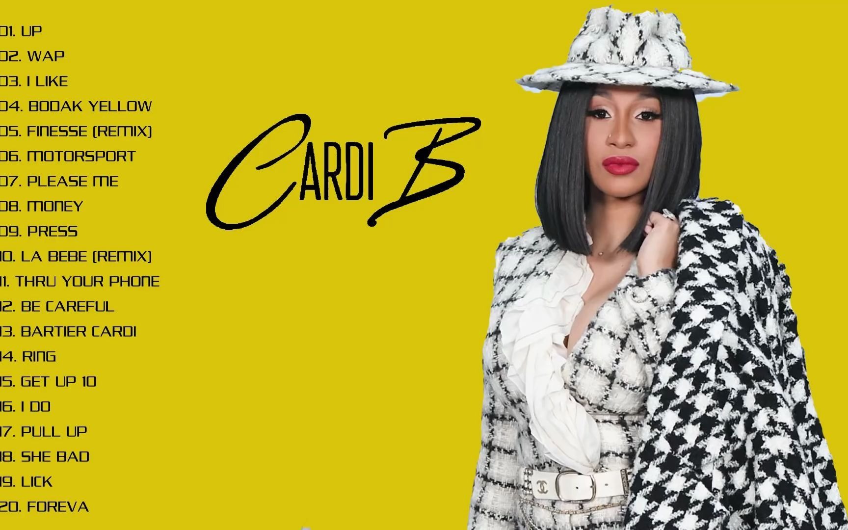 [图]卡迪逼 Cardi B Best Hits 热单合集惹