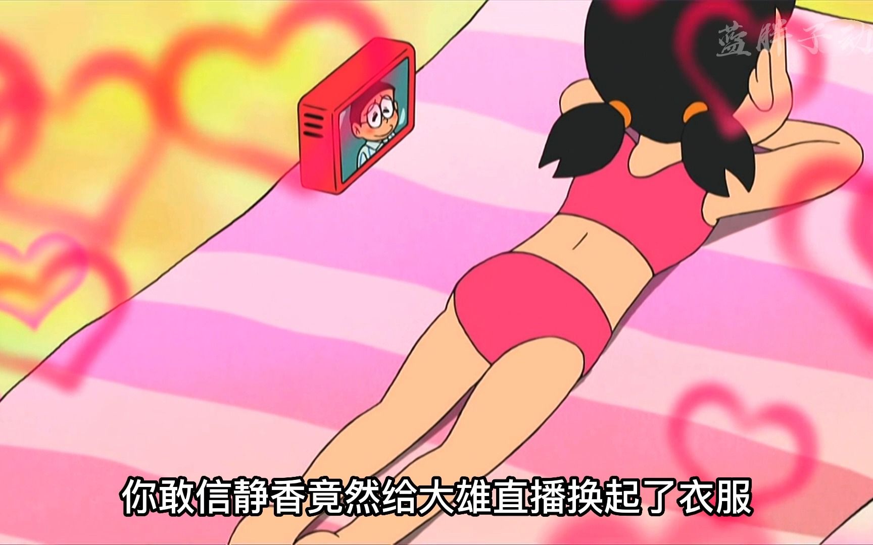 哆啦a梦:大雄使用超真实vr眼镜跟静香旅游,这波幸福指数飙升!