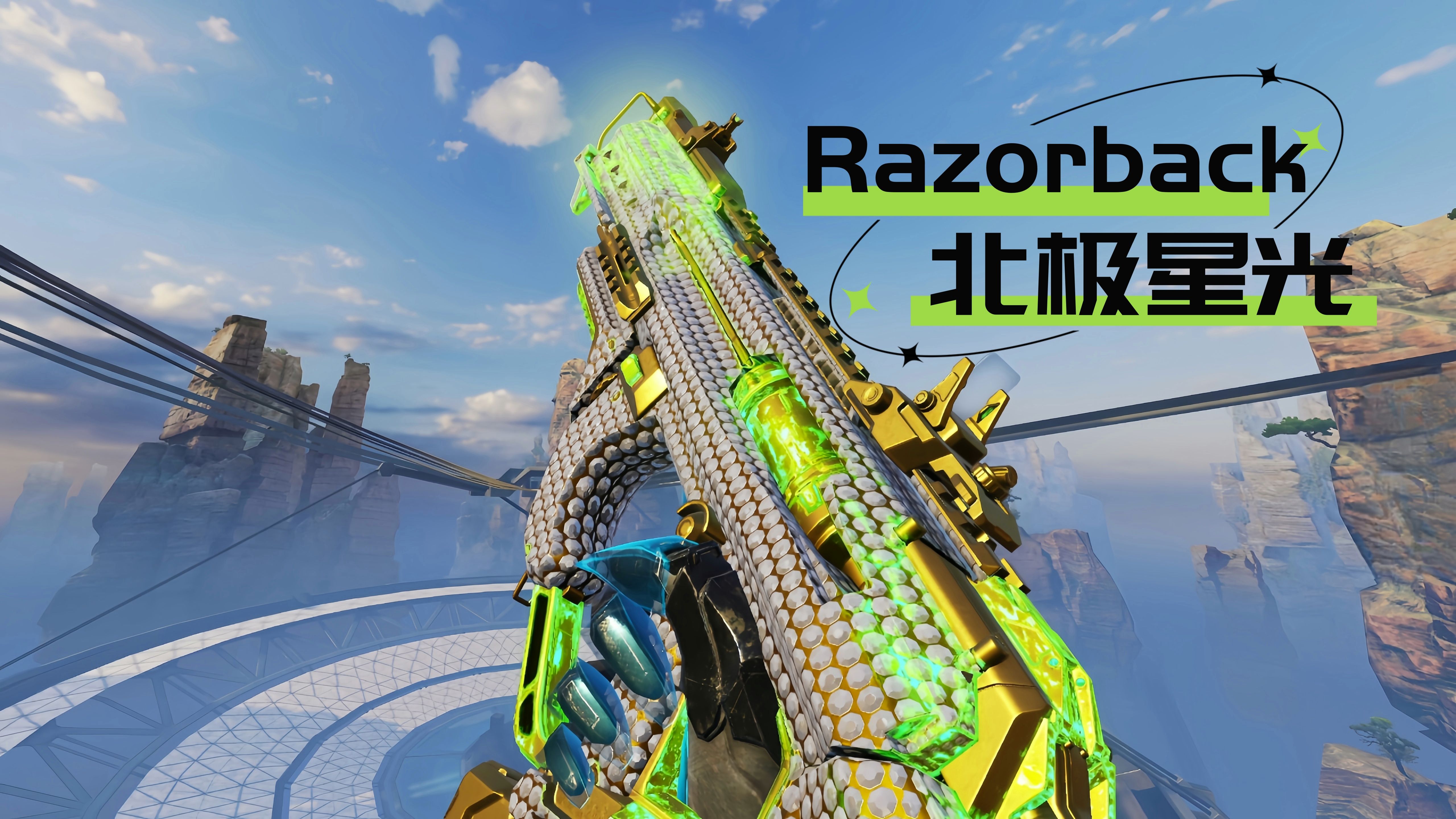 【Razorback北极星光】局内细节及套皮展示网络游戏热门视频