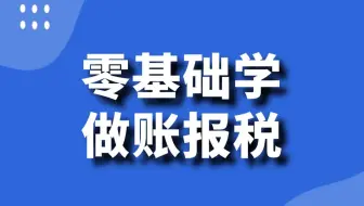 会计实操：零基础学做账报税--建账流程、报税流程、开票流程、政策、全盘账务处理、报税（5税2费--增值税、企业所得税预缴、个税预缴、附加税费、印花税）、报表编制