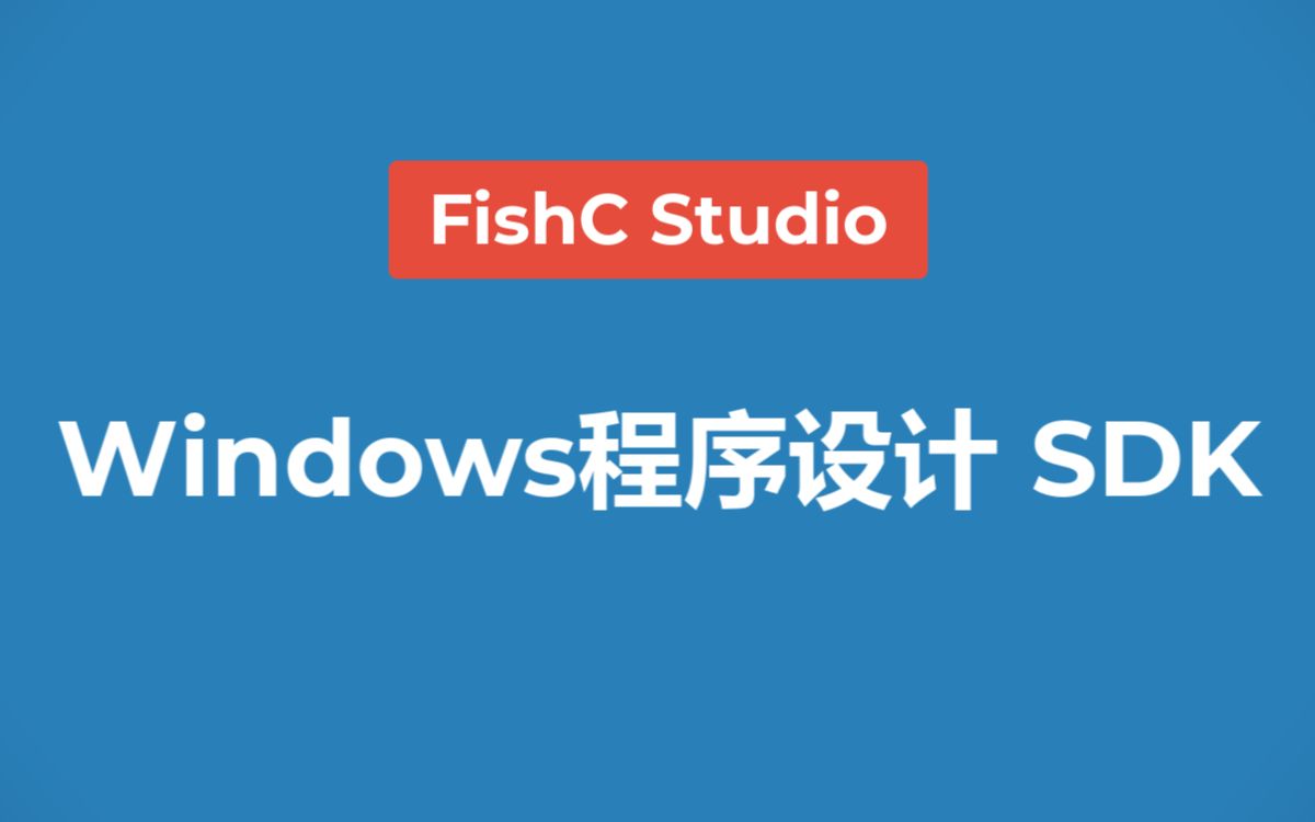 【SDK开发】《Windows程序设计》哔哩哔哩bilibili