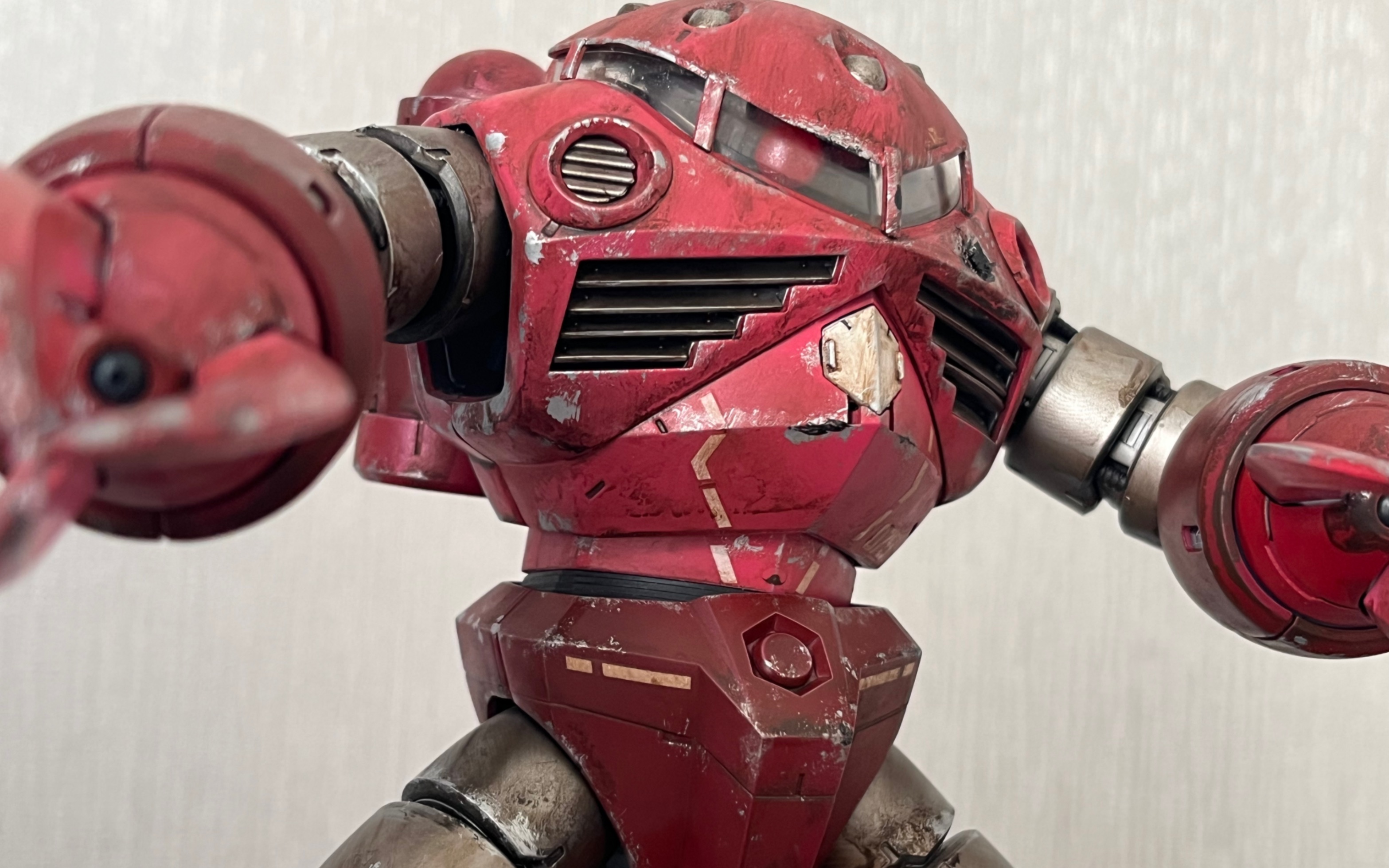 mg魔蟹喷涂旧化战损万代