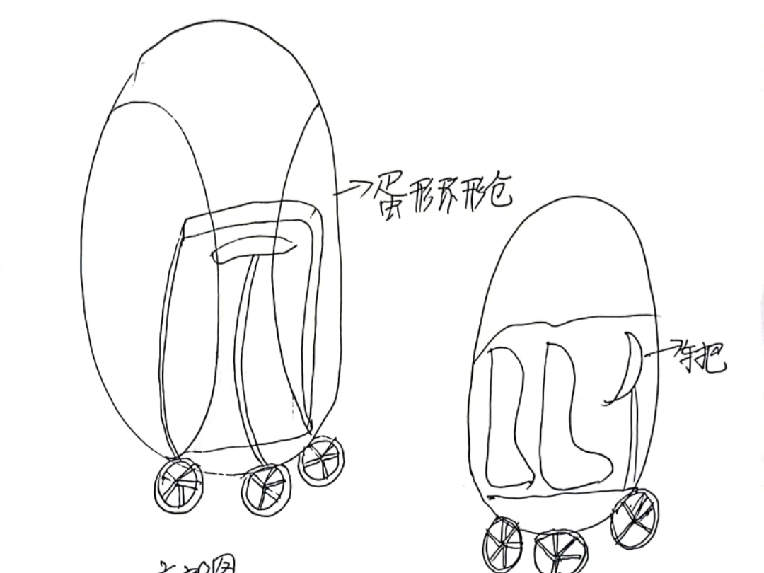 三轮电动车简笔画图片