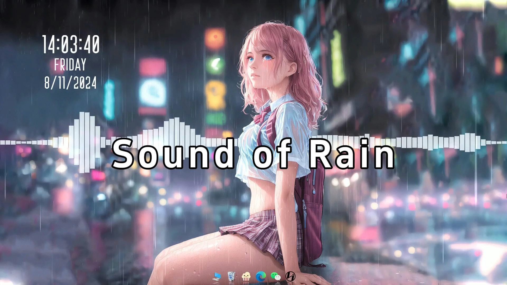 今日份动态壁纸学习之Sound of Rain哔哩哔哩bilibili