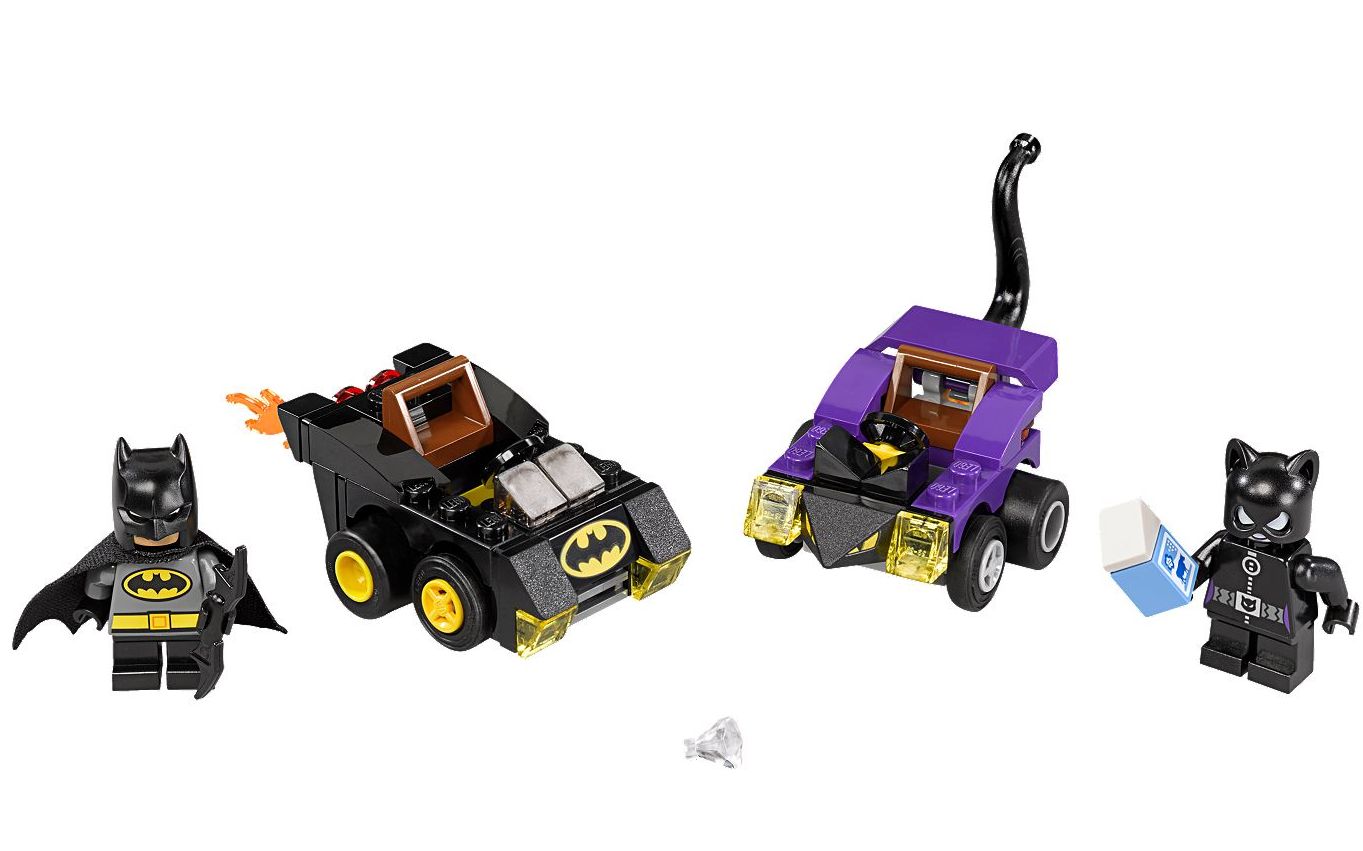 乐高lego 76061 超级英雄 迷你战车 碰碰车 蝙蝠侠vs猫女 2016速拼