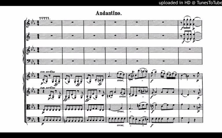 [图][总谱]莫扎特 第九钢琴协奏曲第2乐章Andreas Staier演奏
