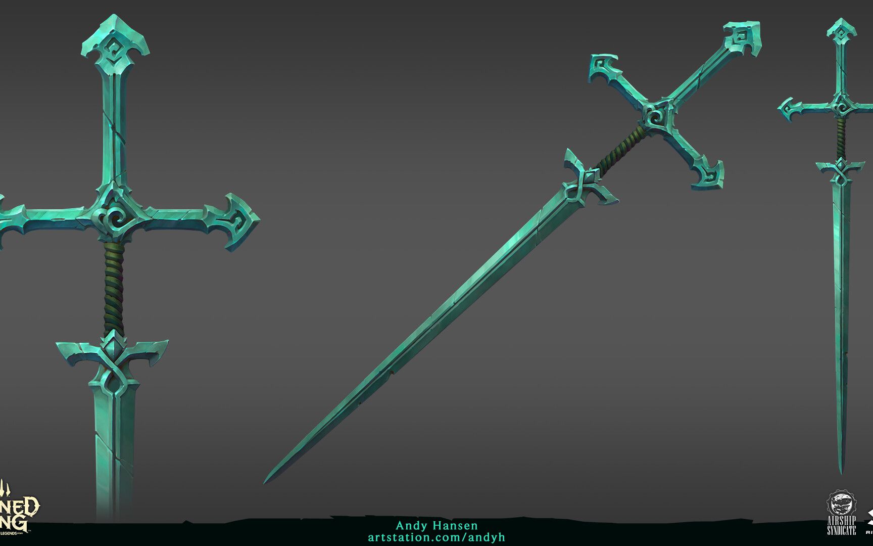 两小时教你制作一把英雄联盟破败王剑 低模布线转高模雕刻全过程讲解