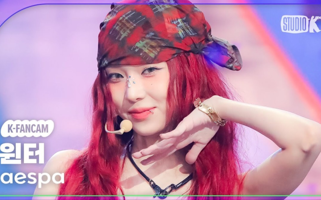 231110 音银drama winter fancam 头巾红发旼炡!