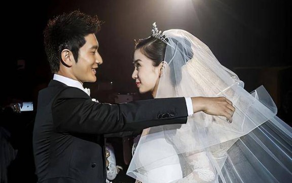 鼻姐的脸婚礼这天美到了巅峰果然是公主梦黄晓明angelababy世纪婚礼
