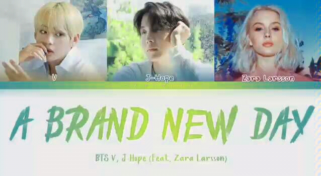 【BTS 中字歌词】BTS  全新的一天ft.Zara Larsson(中/英/韩歌词)哔哩哔哩bilibili