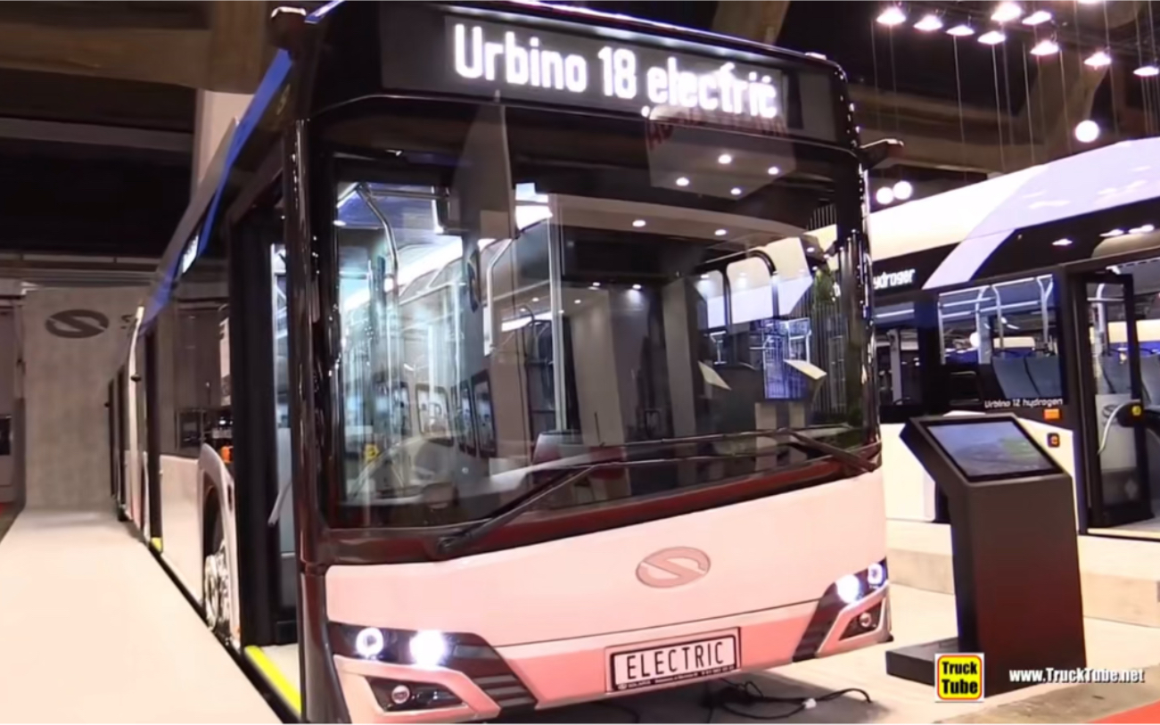 2020款 波兰索拉瑞斯Solaris Urbino 18 Electric低地板#18米铰接式纯电动城市客车哔哩哔哩bilibili