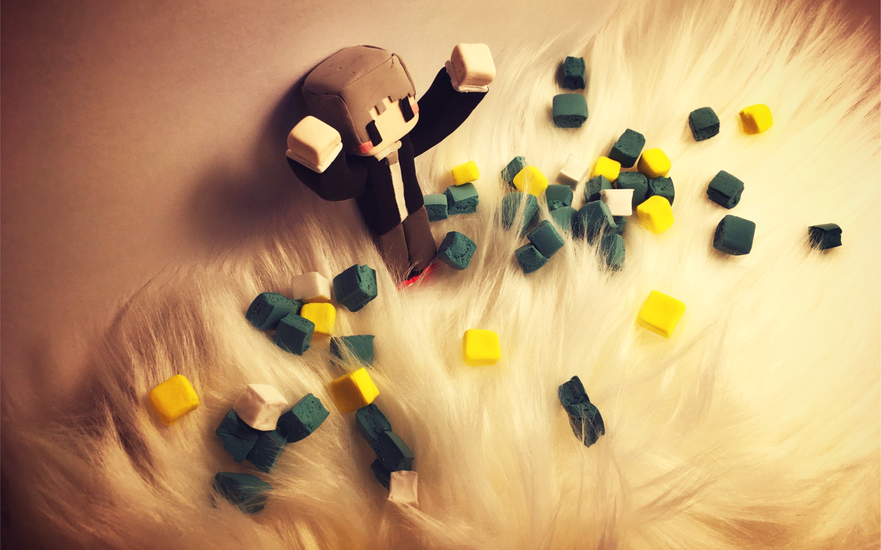 【不会跌倒的羽毛】制作教程【超轻粘土】超简单!(下)