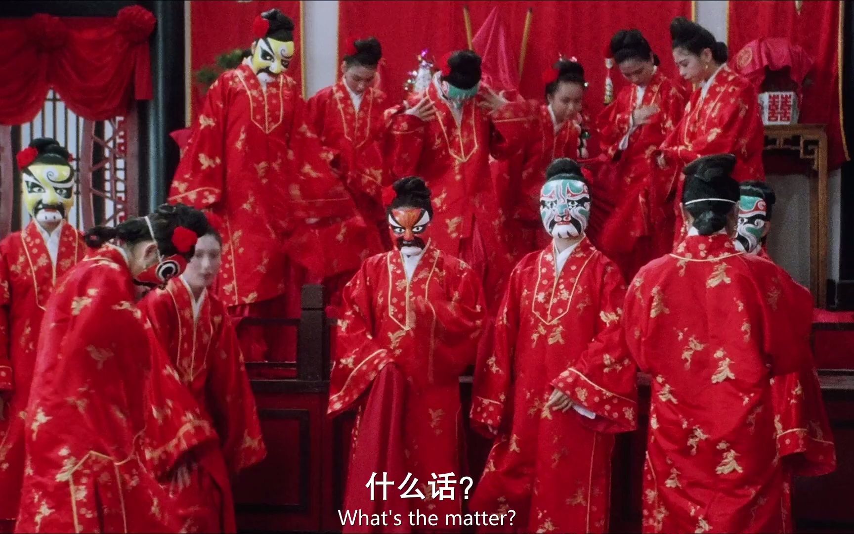 电影名场面,唐伯虎点秋香,穿着大红嫁衣的巩俐明明那么好看,豆瓣上