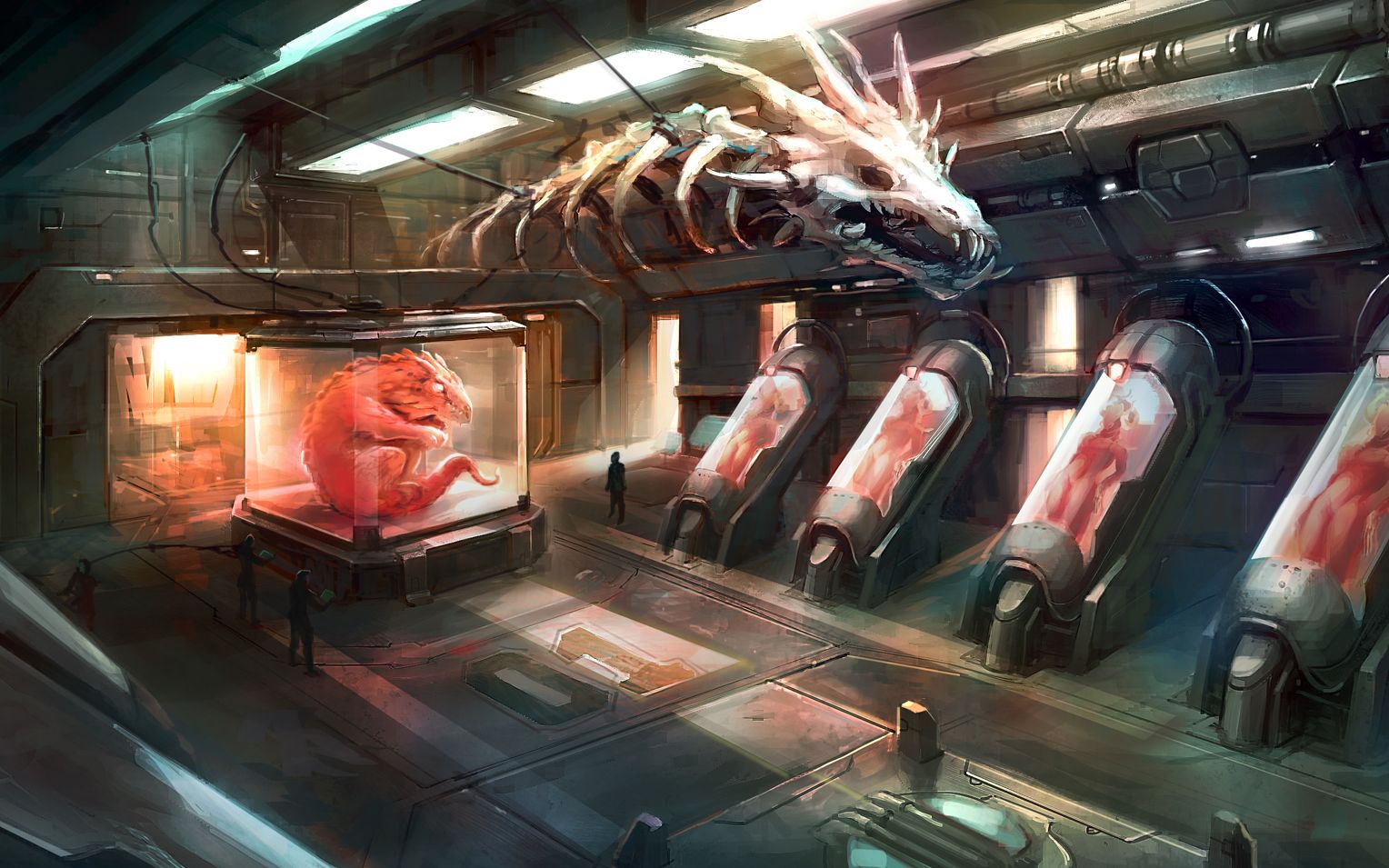 生化基地原画设计绘画过程视频