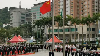 Скачать видео: 澳门举行升旗仪式庆祝回归22周年