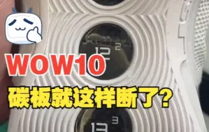 Video herunterladen: WOW10 碳板就这样费了？