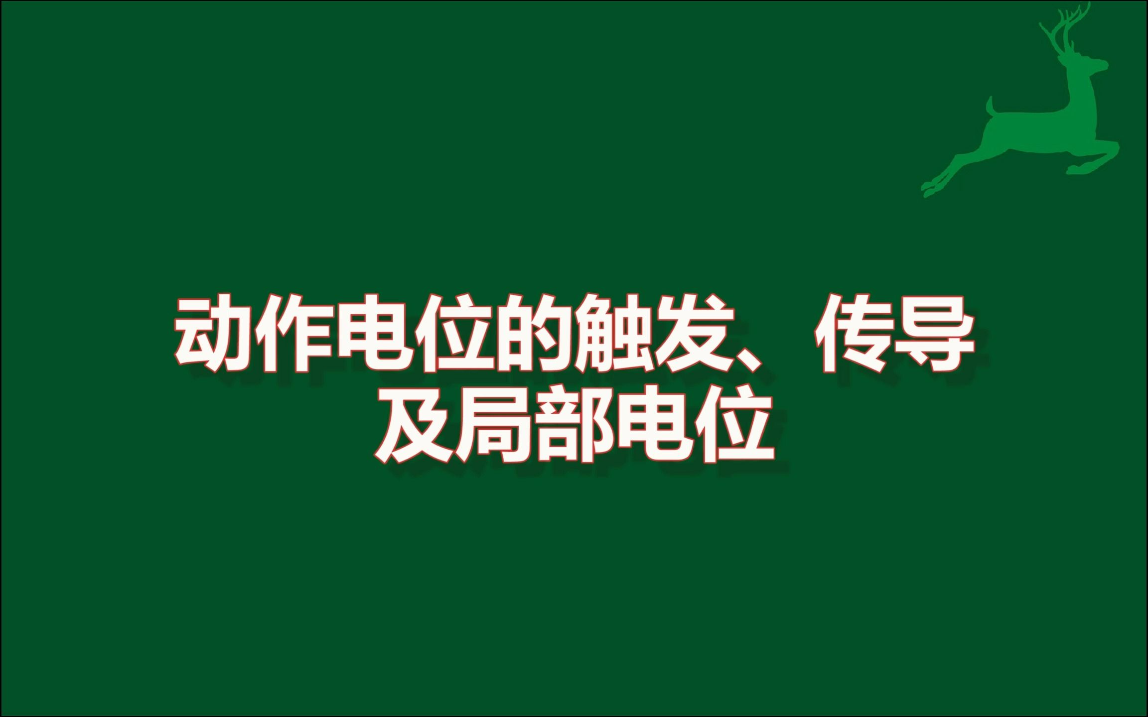 #动作电位的触发、传导#局部电位#细胞的电活动#人体生理学#医学科普#每天学习一点点哔哩哔哩bilibili