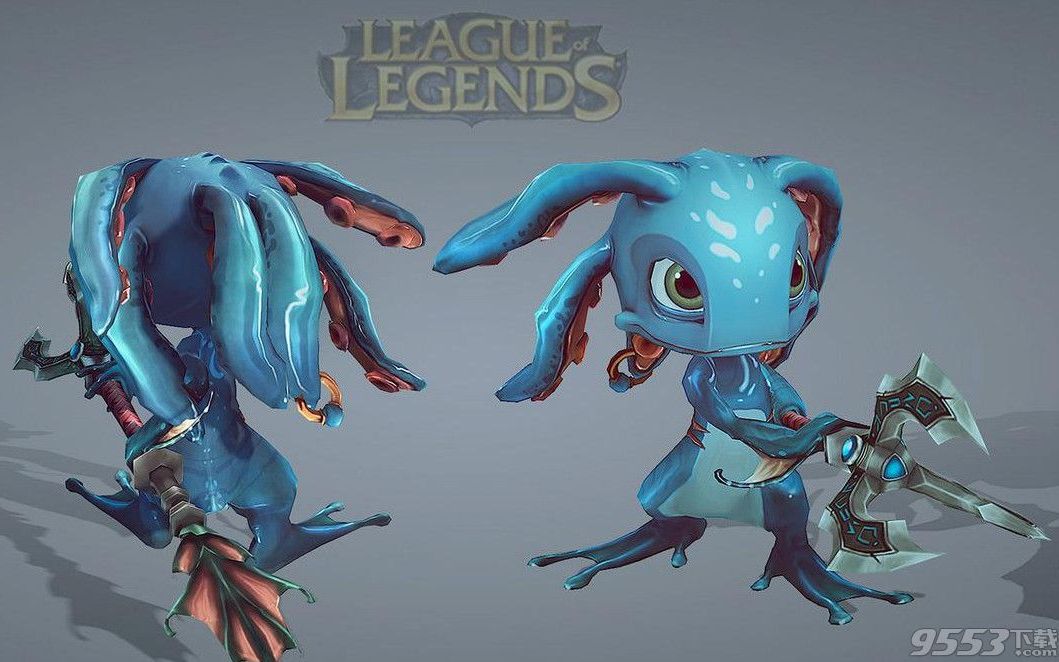 lol小鱼人3d游戏制作3dmax游戏人物制作三维建模3