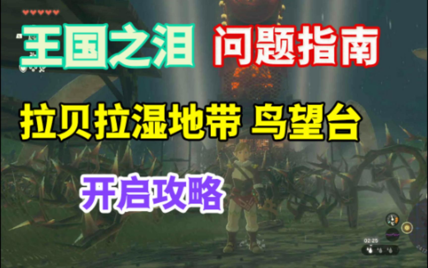 【王国之泪】东哈特尔 拉贝拉湿地带 鸟望台开启攻略单机游戏热门视频