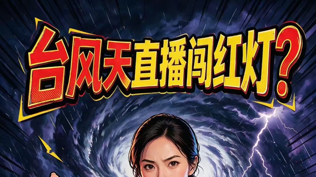 台风天直播闯红灯？喜提5日游😂