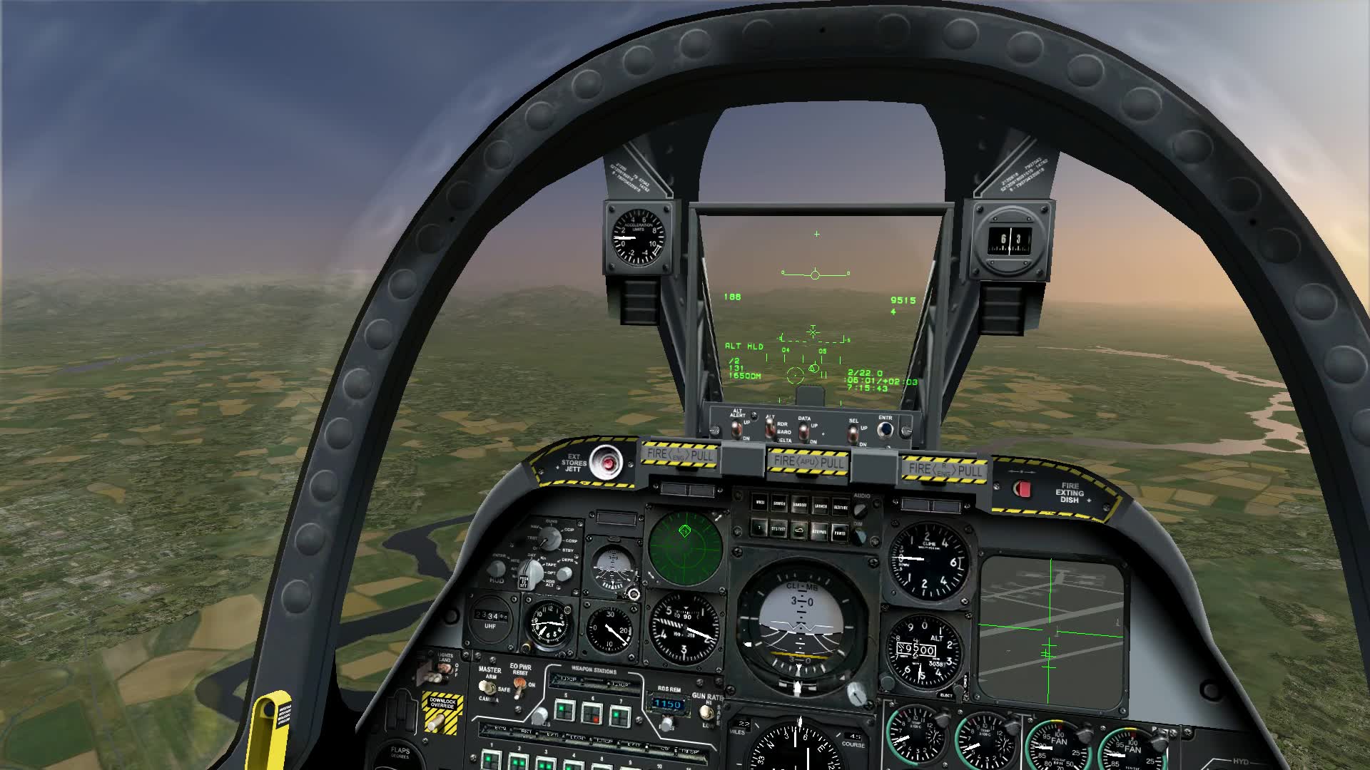 lockona10a对地攻击练习实录