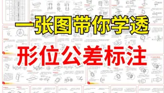 一张图片解决你形位公差标注所有烦恼！