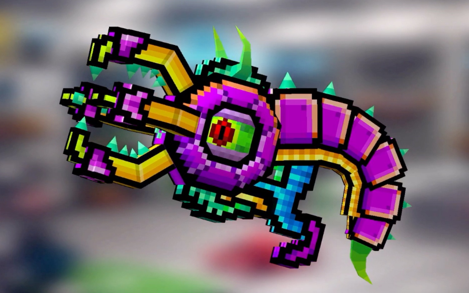 【3d像素射击】虾型龙_哔哩哔哩_bilibili