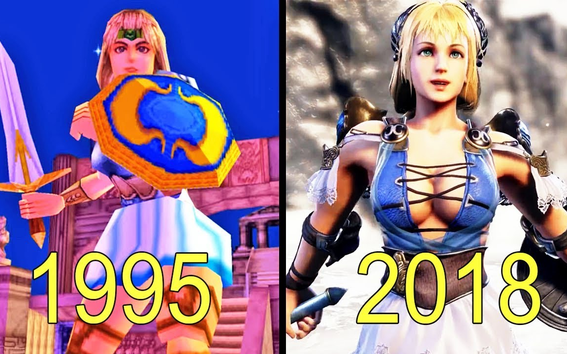 [图]进化Soulcalibur游戏1995 - 2018