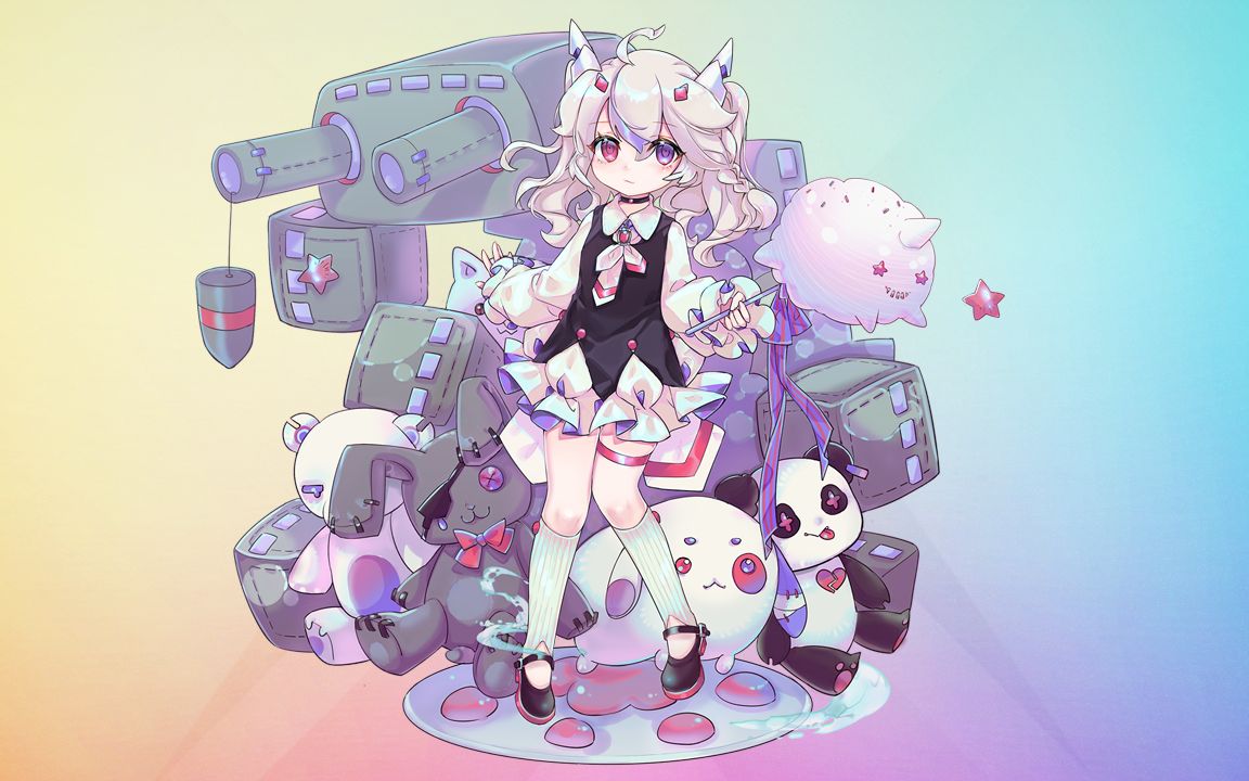 【战舰少女r】天狼星 换装——紫水晶_哔哩哔哩bilibili_战舰少女