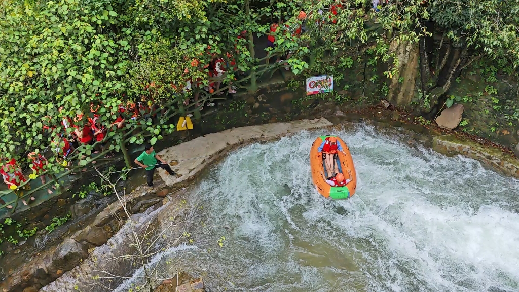 清远笔架山漂流