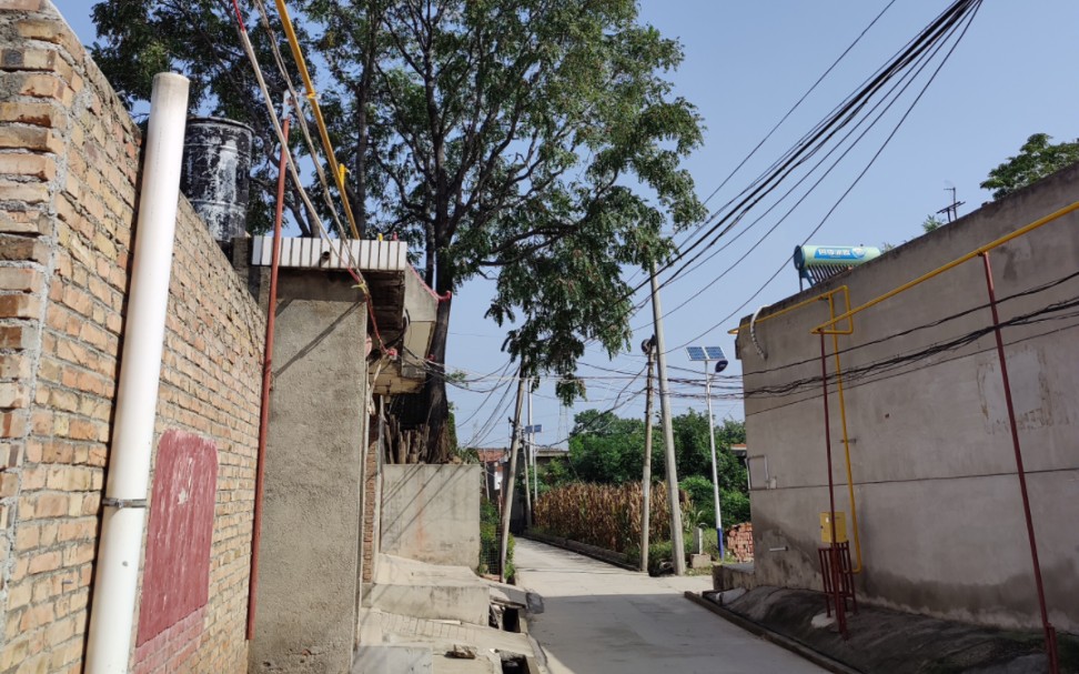 关中渭南农村街景