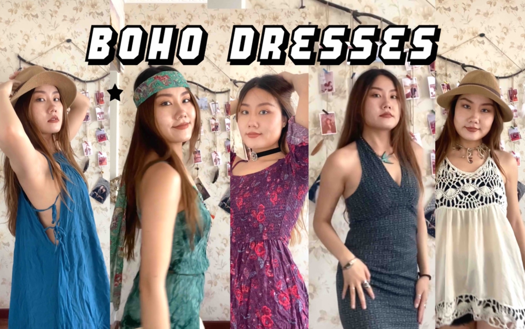 绝不撞衫! ! !波西米亚裙装搭配|boho style dresses哔哩哔哩bilibili