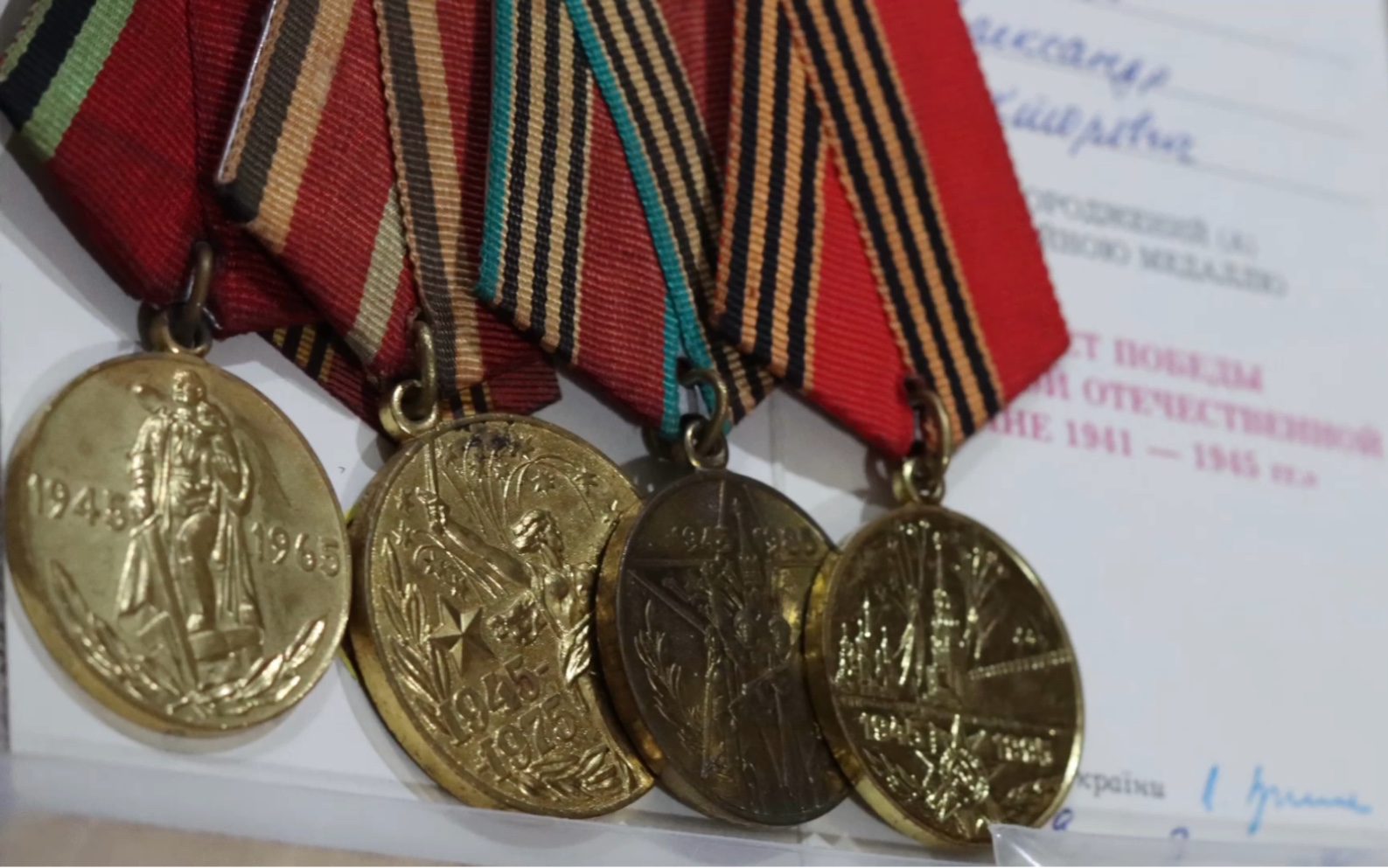 【苏联勋章】一位乌克兰族苏联老兵的胜利20 30 40 50周年勋章