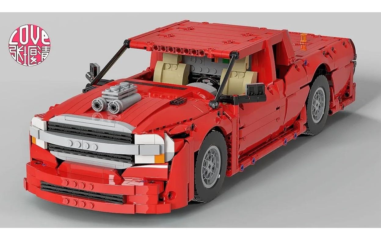 张堰清的城堡重型皮卡 (外观与原作有差别) [乐高积木moc]