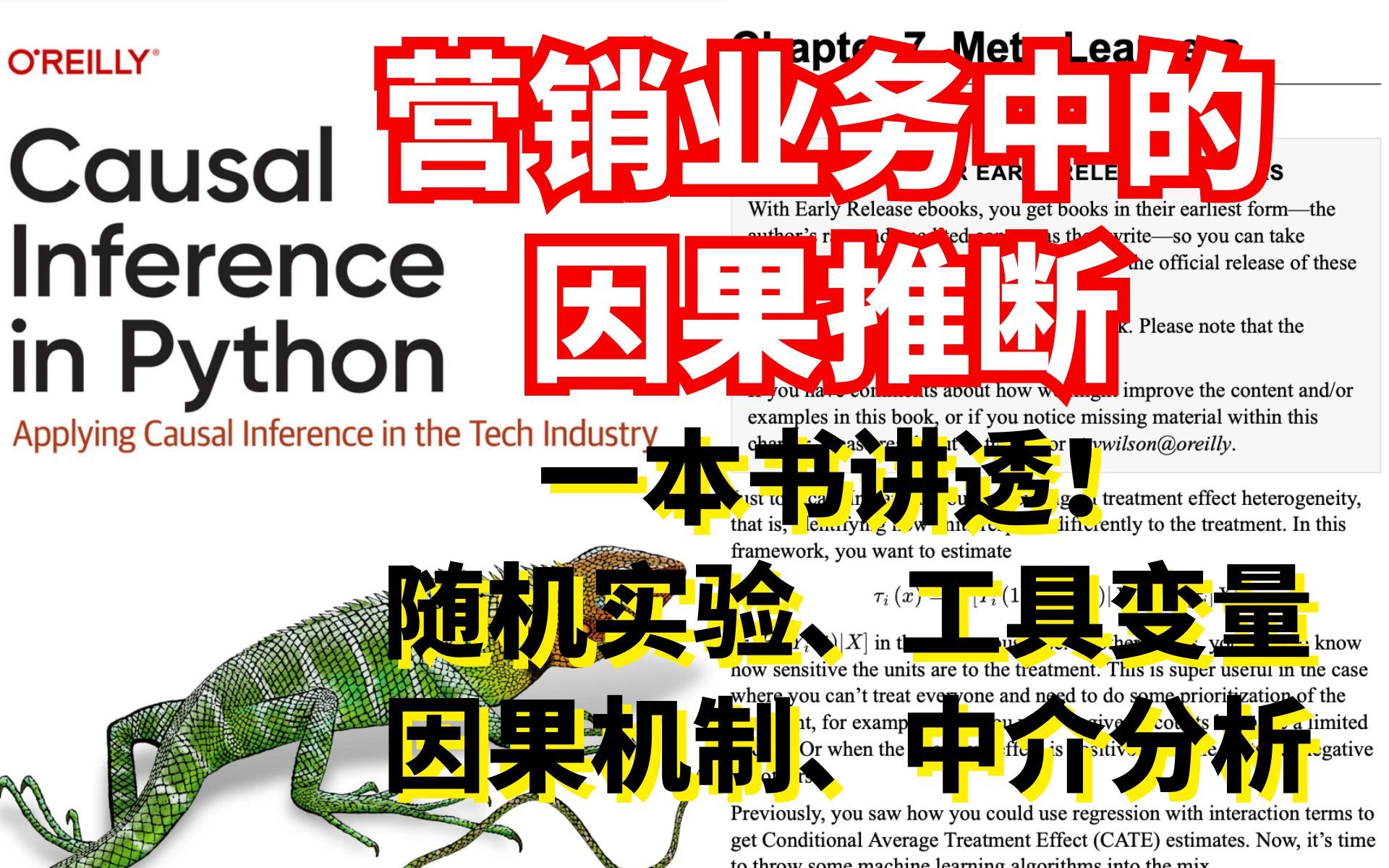 7月新书!【营销业务中的因果推断】《Causal Inference in Python》 全程Python讲解,行业实例研究!一本书吃透因果推断!哔哩哔哩bilibili