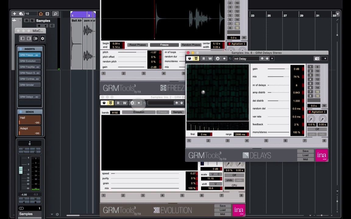 [图]在cubase里用GRM Tools 即兴 Improvisation in Cubase with GRM Tools