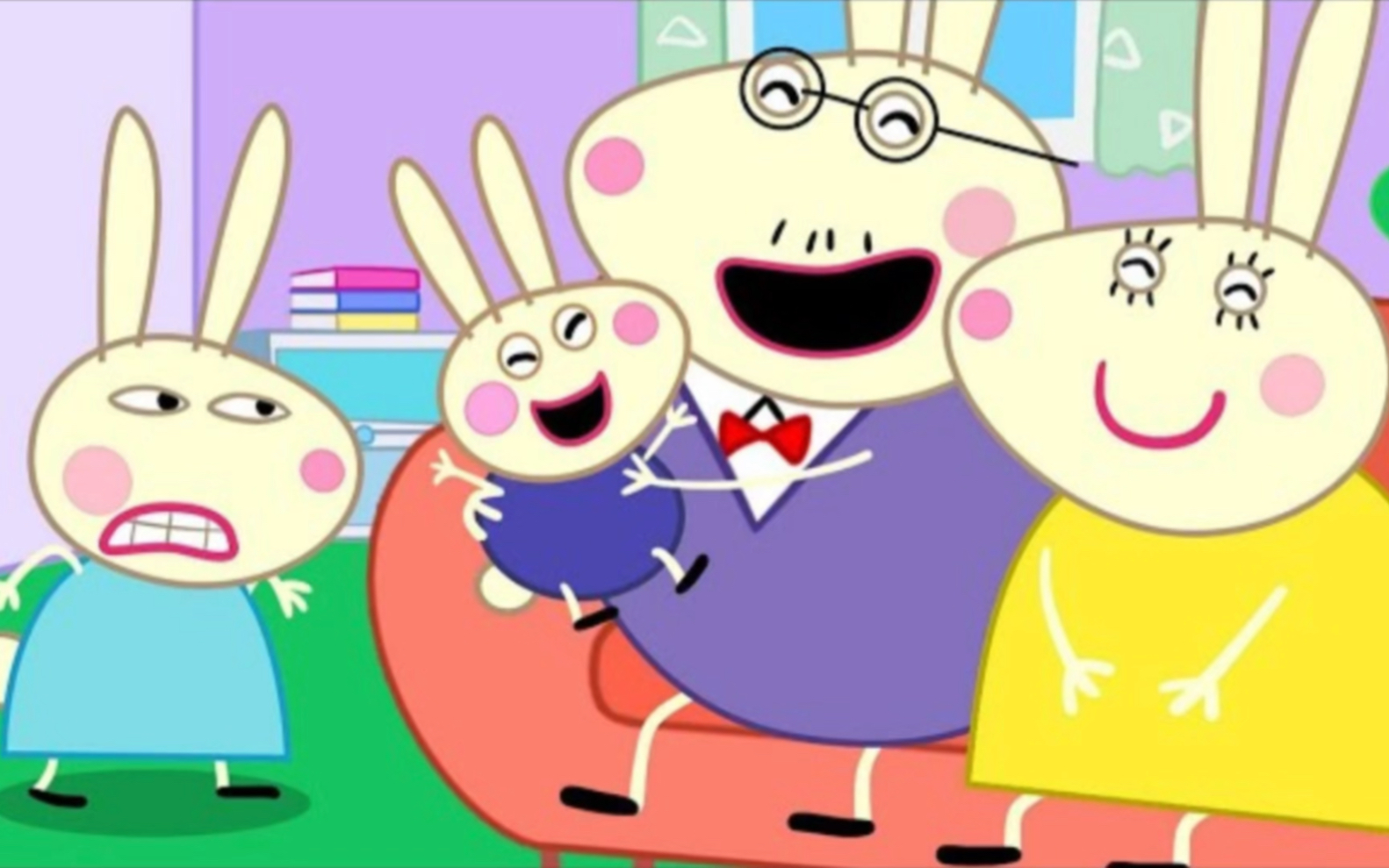 小猪佩奇动画:瑞贝卡考试不及格