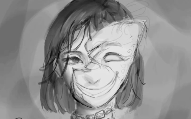 "直到她的面具破碎后,我才看清她原本的样子"