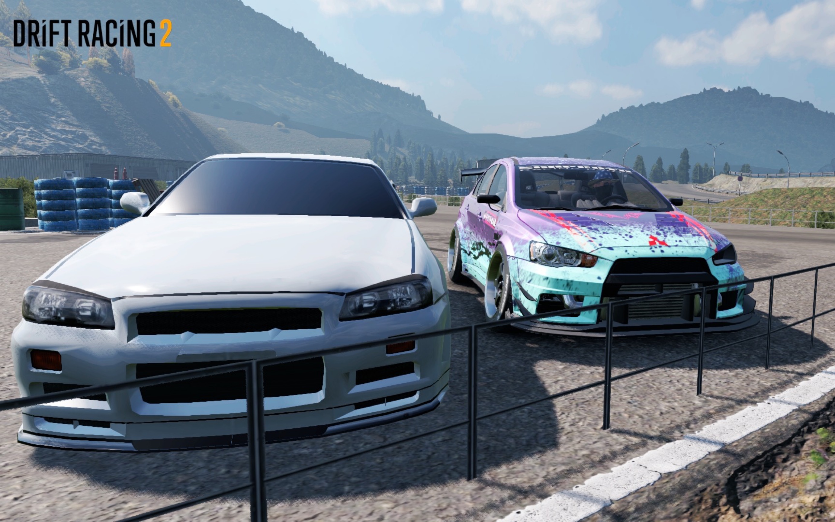 星空涂装三菱evo暴力攻山