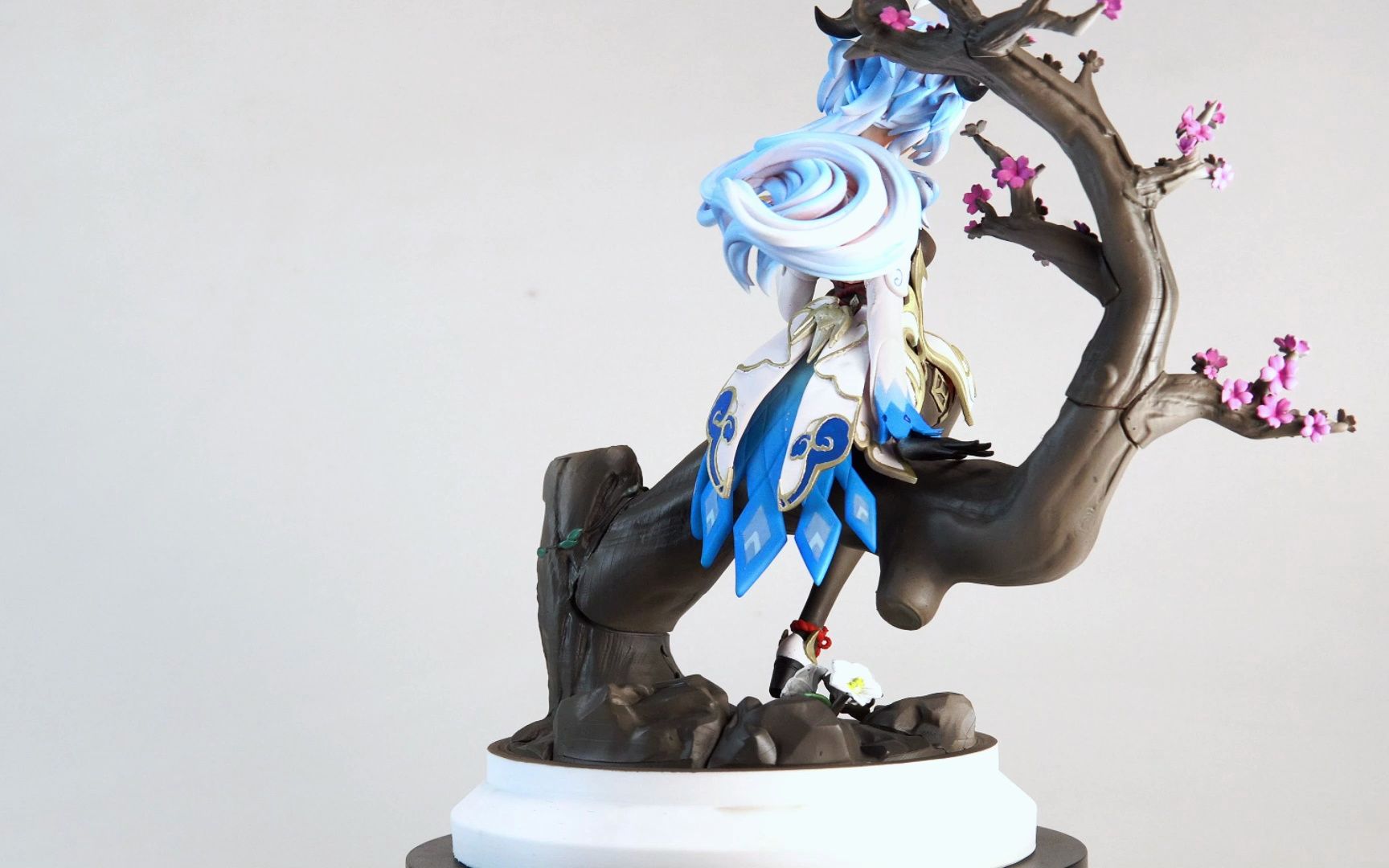 3d打印,喷涂成品,甘雨坐树手办