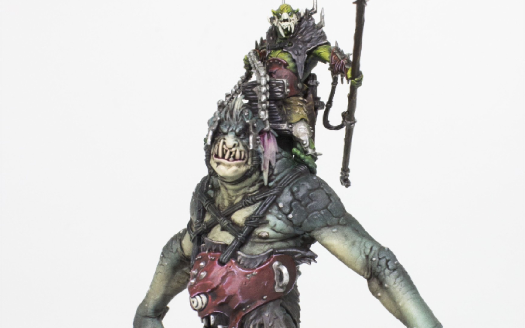 战锤aos 西格玛时代 沼泽巨魔骑手 breaka-boss on mirebrute trog